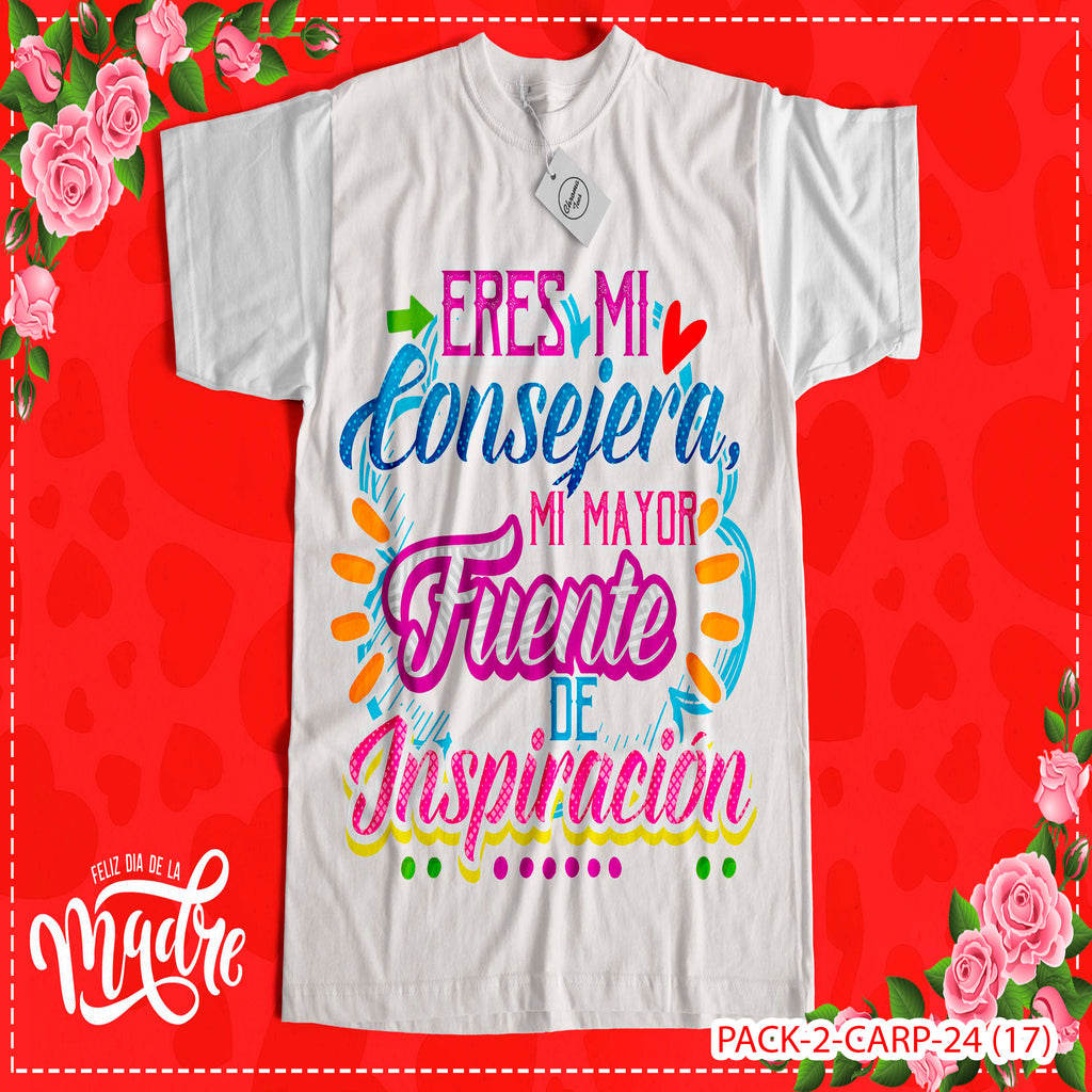 PACK CAMISETA - DTF - DIA DE LA MADRES 0002