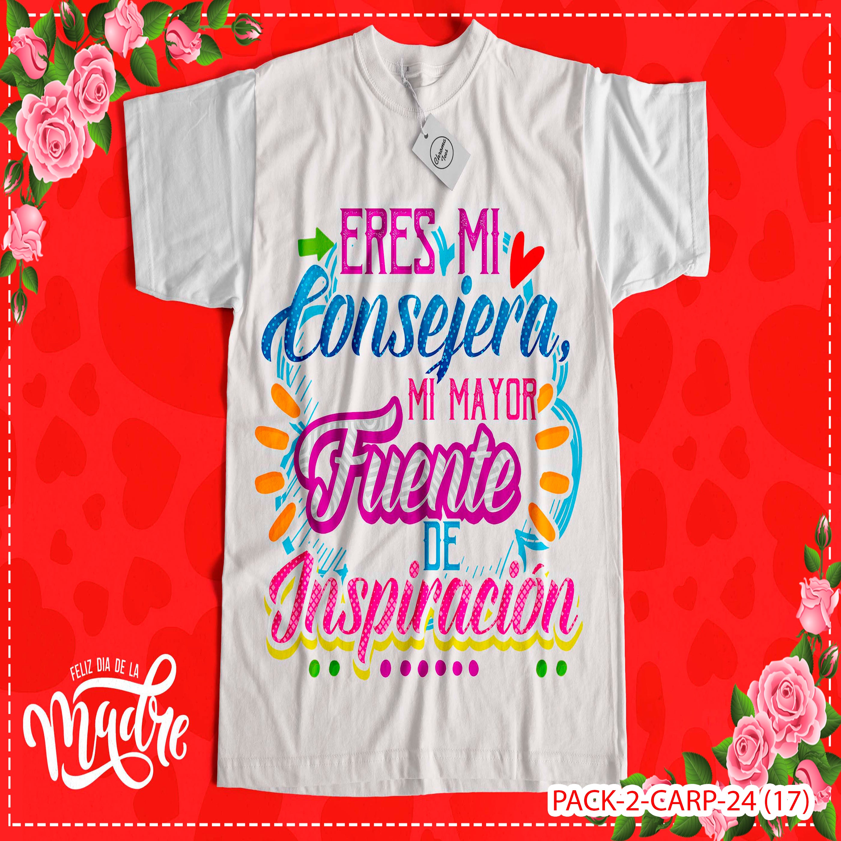 PACK CAMISETA - DTF - DIA DE LA MADRES 0002