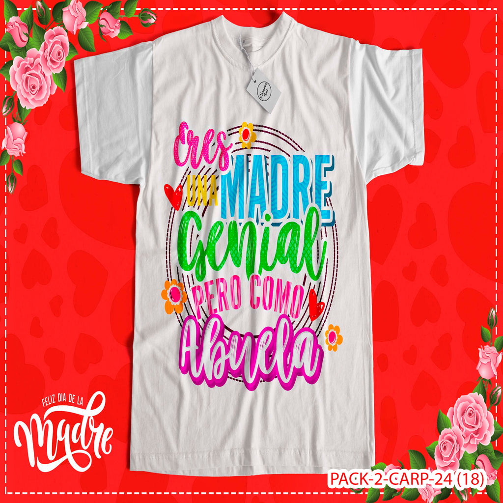 PACK CAMISETA - DTF - DIA DE LA MADRES 0002