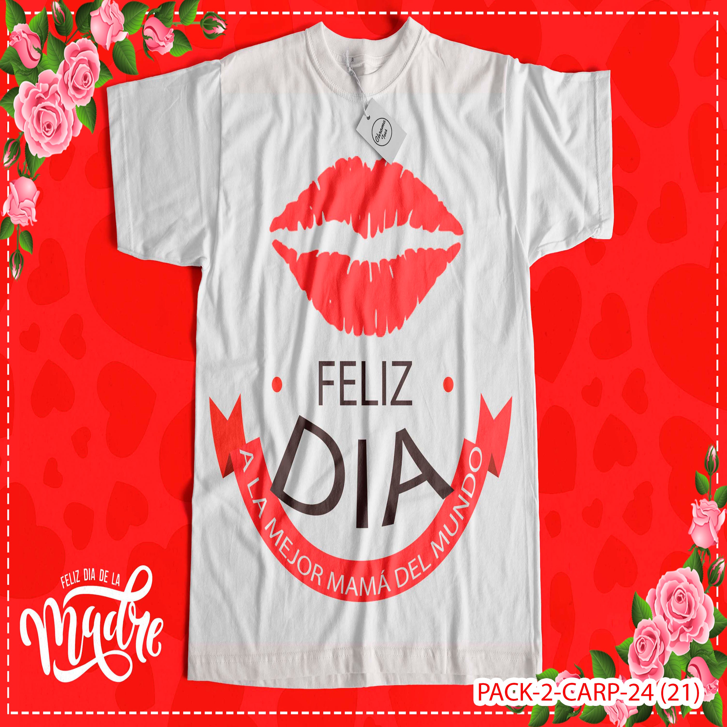 PACK CAMISETA - DTF - DIA DE LA MADRES 0002