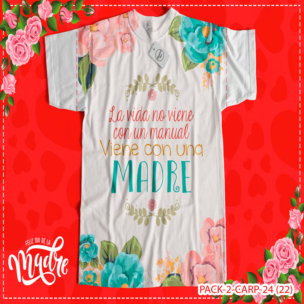 PACK CAMISETA - DTF - DIA DE LA MADRES 0002