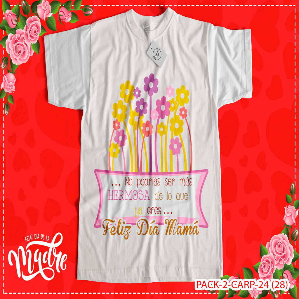 PACK CAMISETA - DTF - DIA DE LA MADRES 0003
