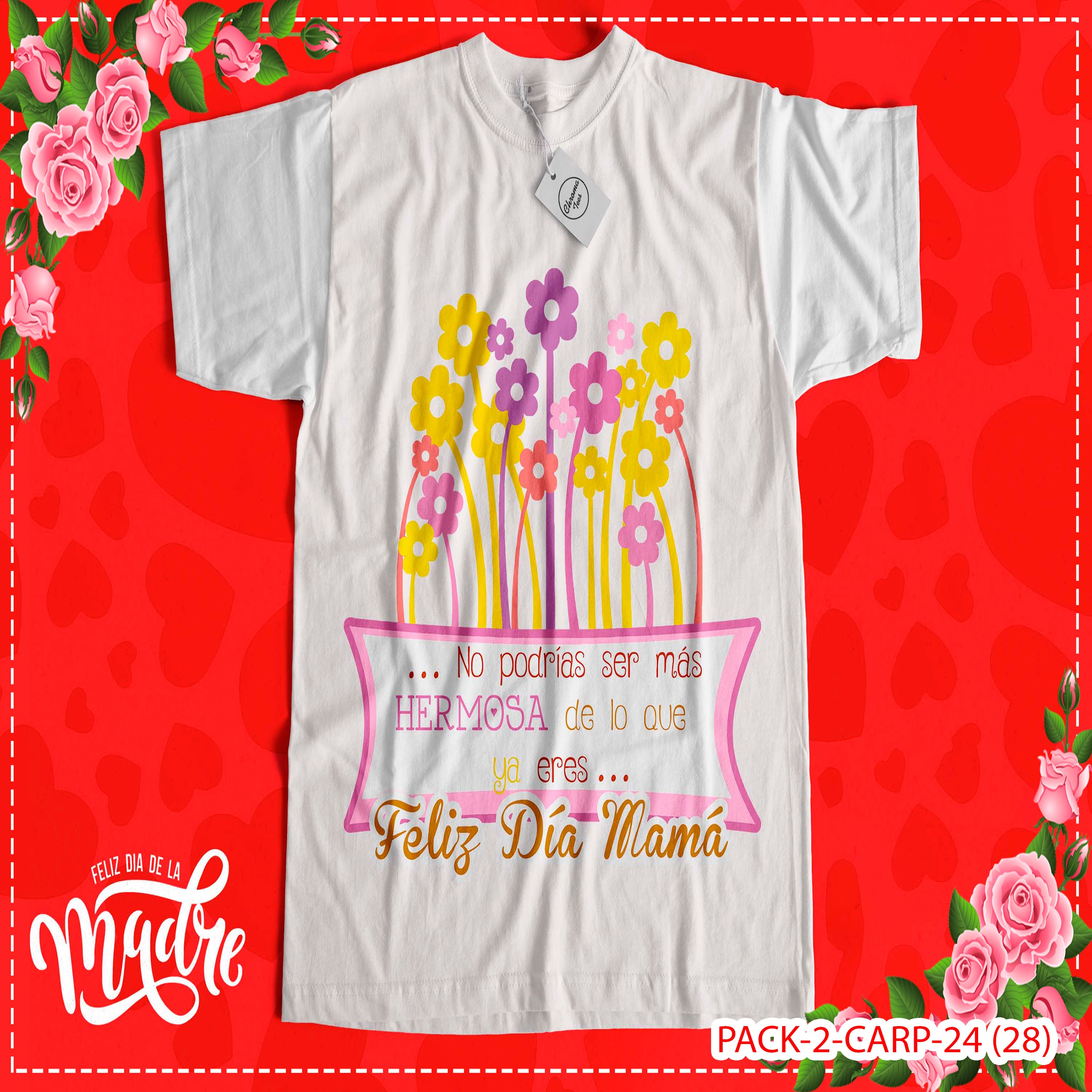 PACK CAMISETA - DTF - DIA DE LA MADRES 0003