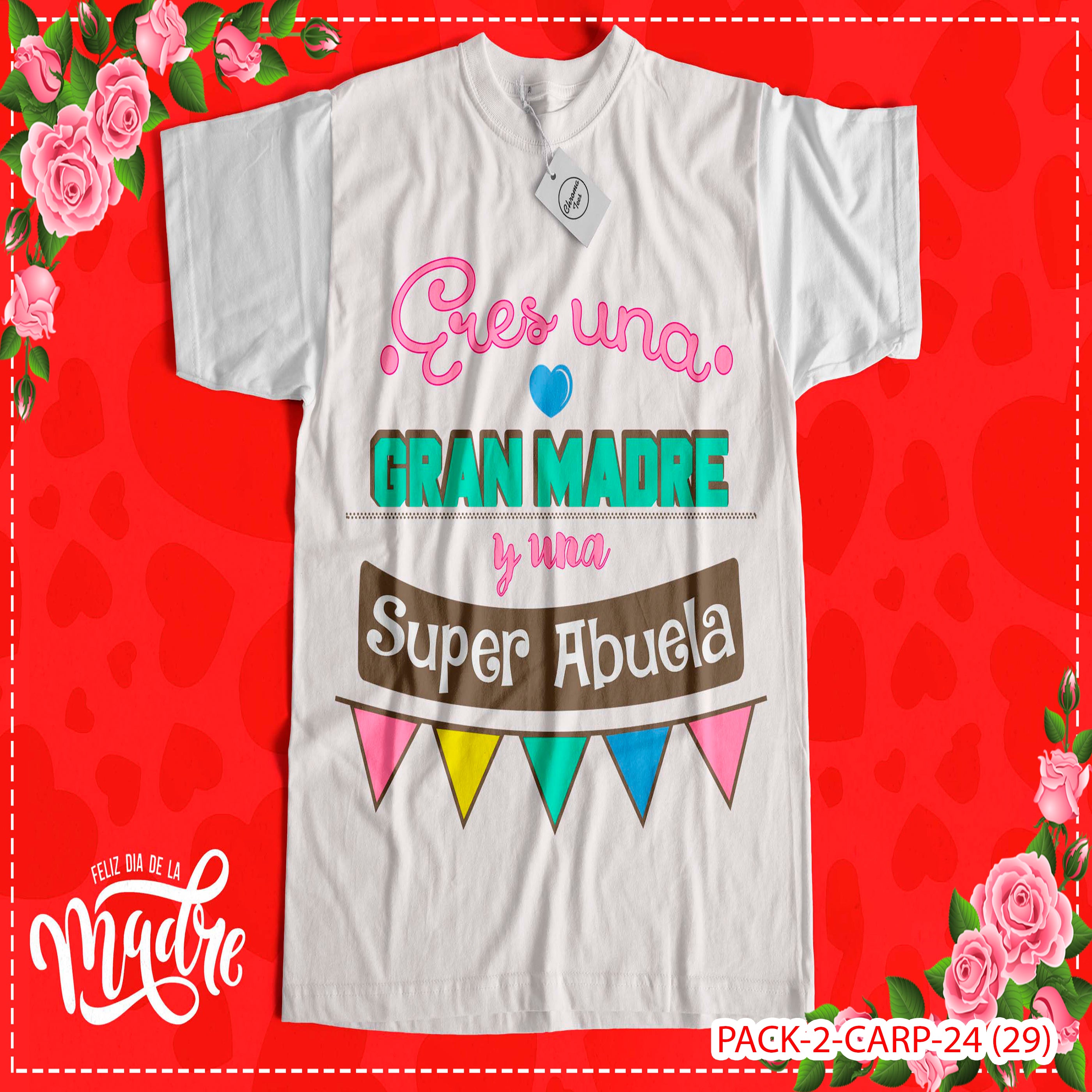 PACK CAMISETA - DTF - DIA DE LA MADRES 0003