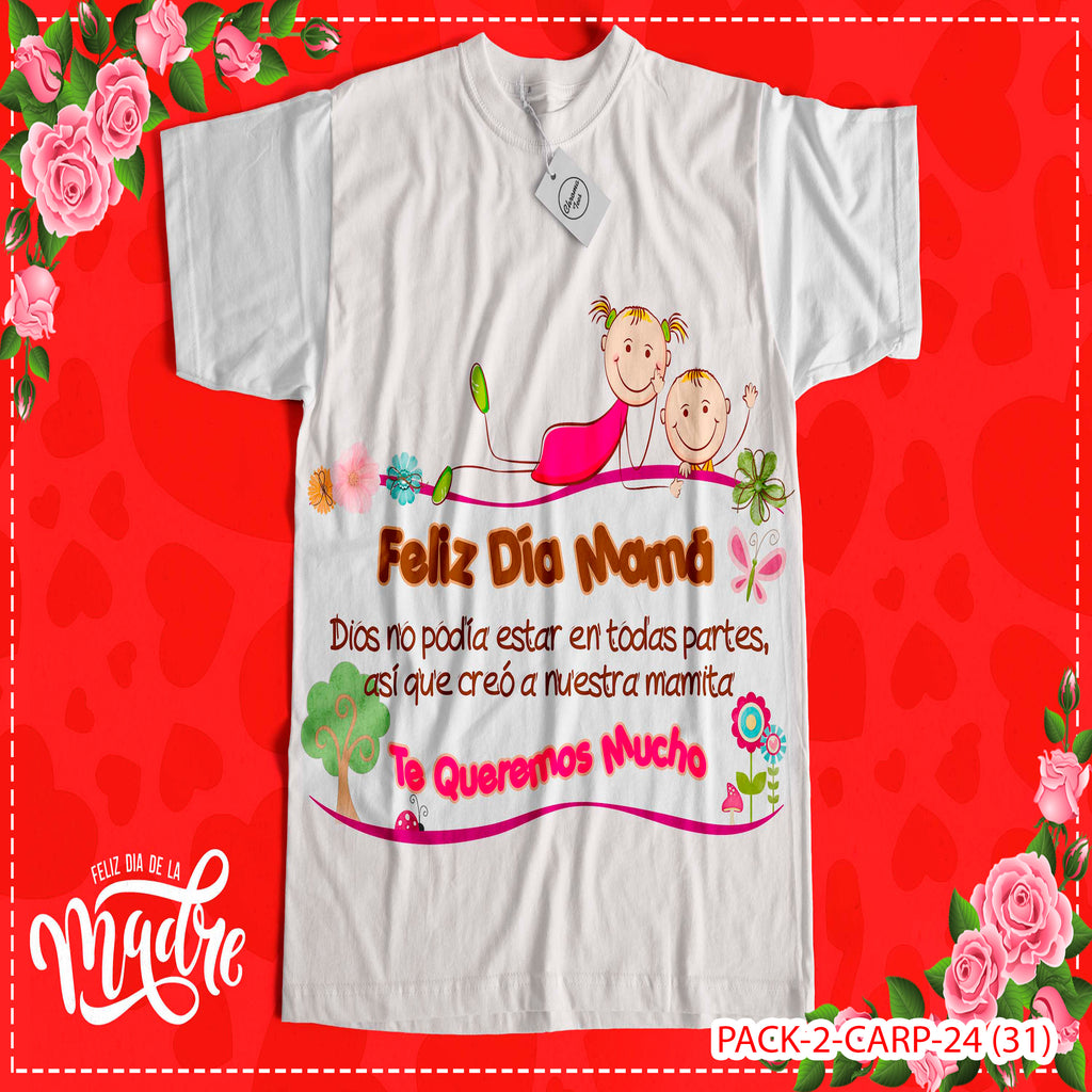 PACK CAMISETA - DTF - DIA DE LA MADRES 0003