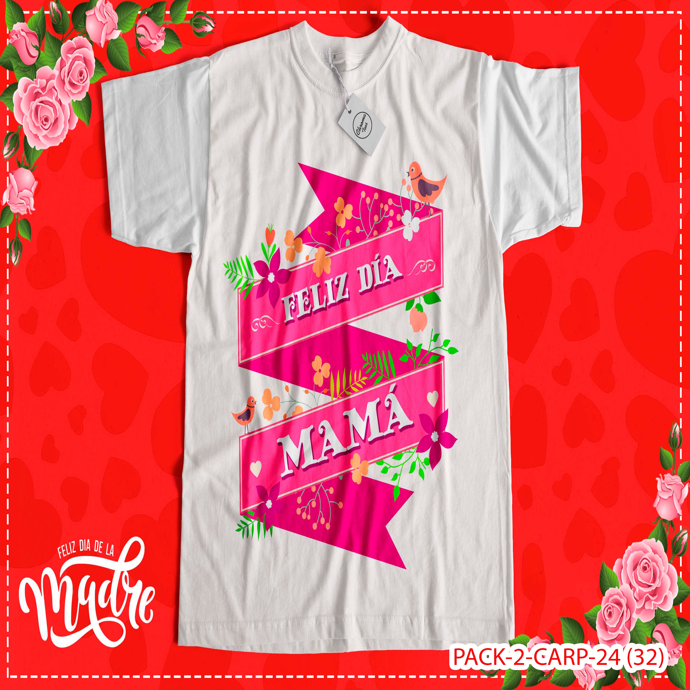 PACK CAMISETA - DTF - DIA DE LA MADRES 0003