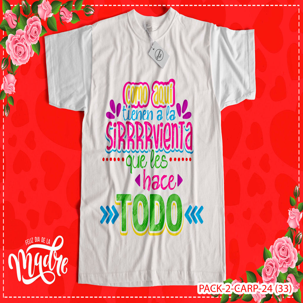 PACK CAMISETA - DTF - DIA DE LA MADRES 0003