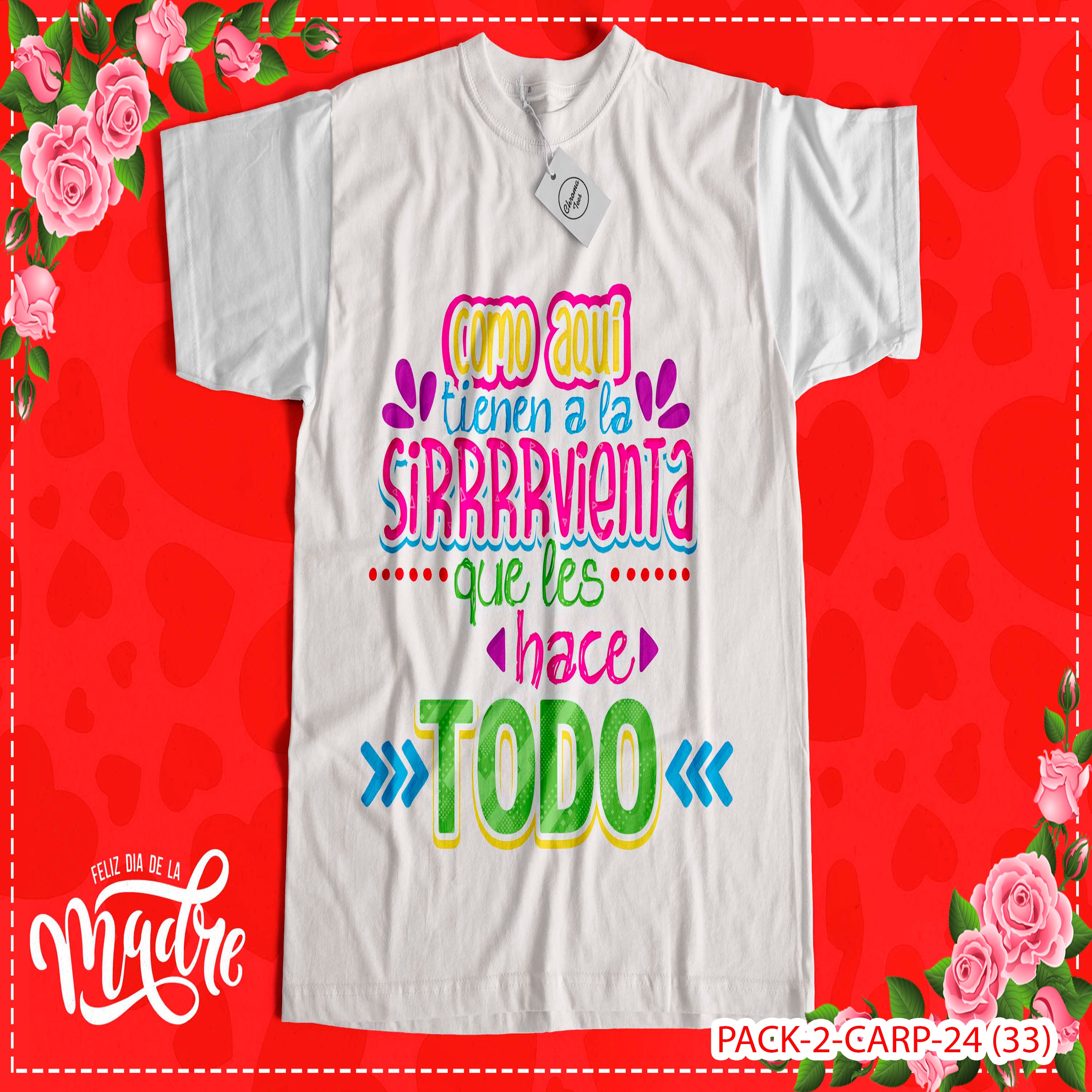 PACK CAMISETA - DTF - DIA DE LA MADRES 0003
