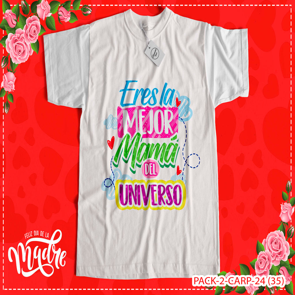 PACK CAMISETA - DTF - DIA DE LA MADRES 0003