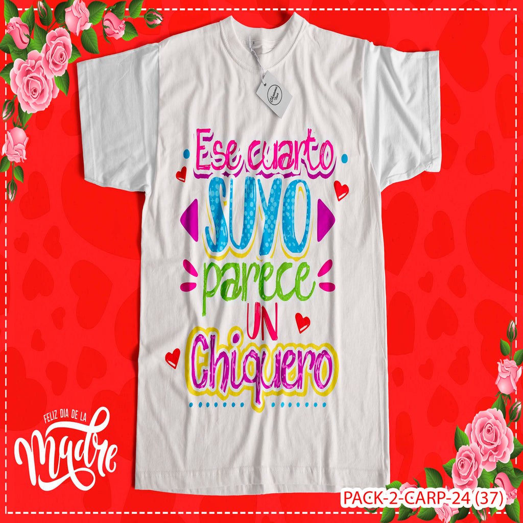 PACK CAMISETA - DTF - DIA DE LA MADRES 0003