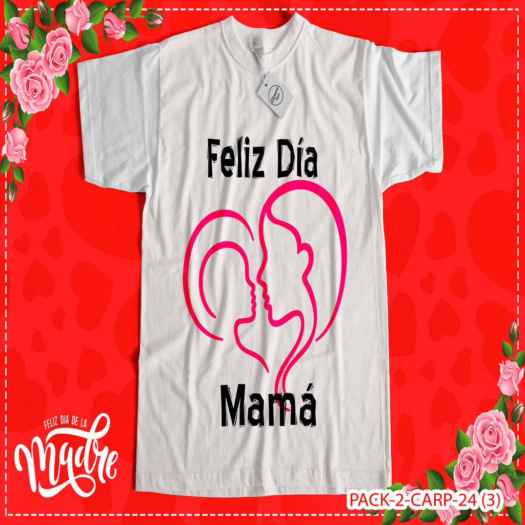 PACK CAMISETA - DTF - DIA DE LA MADRES 0002