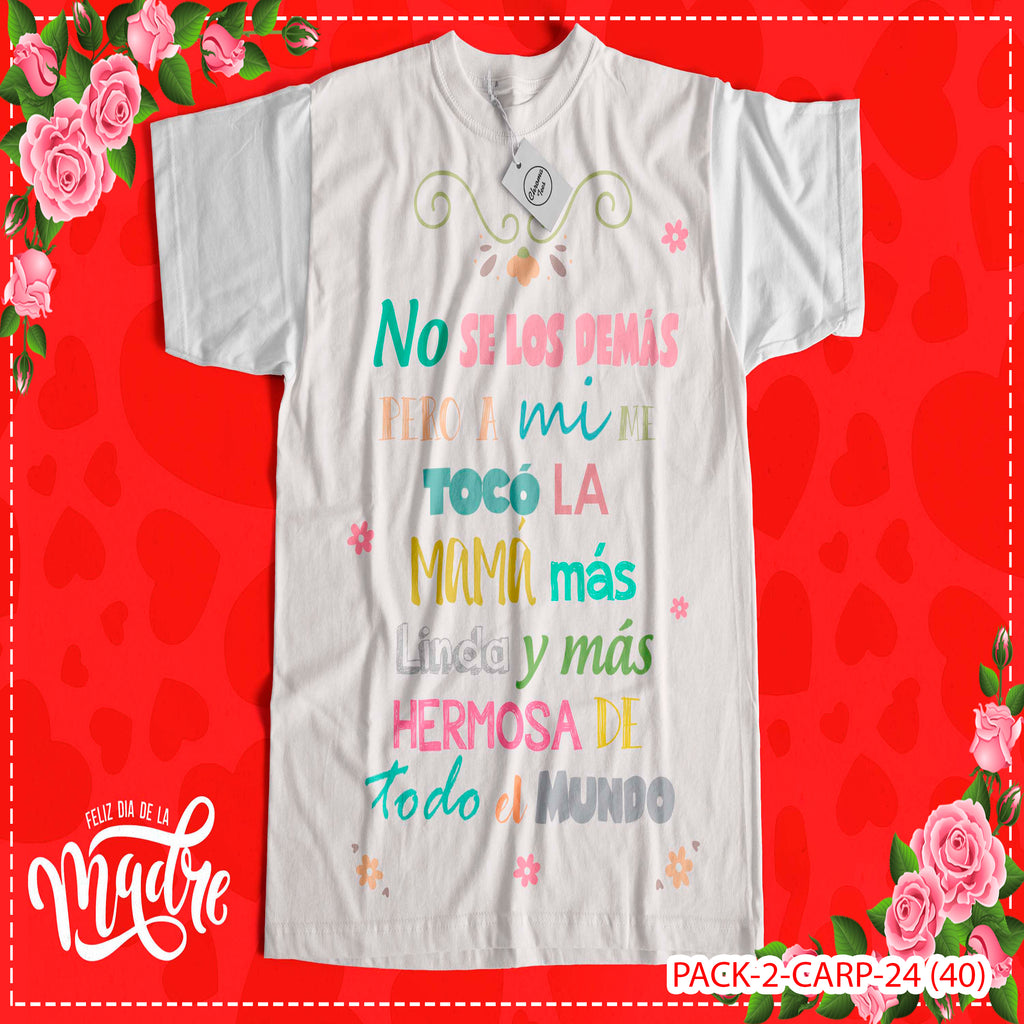 PACK CAMISETA - DTF - DIA DE LA MADRES 0003