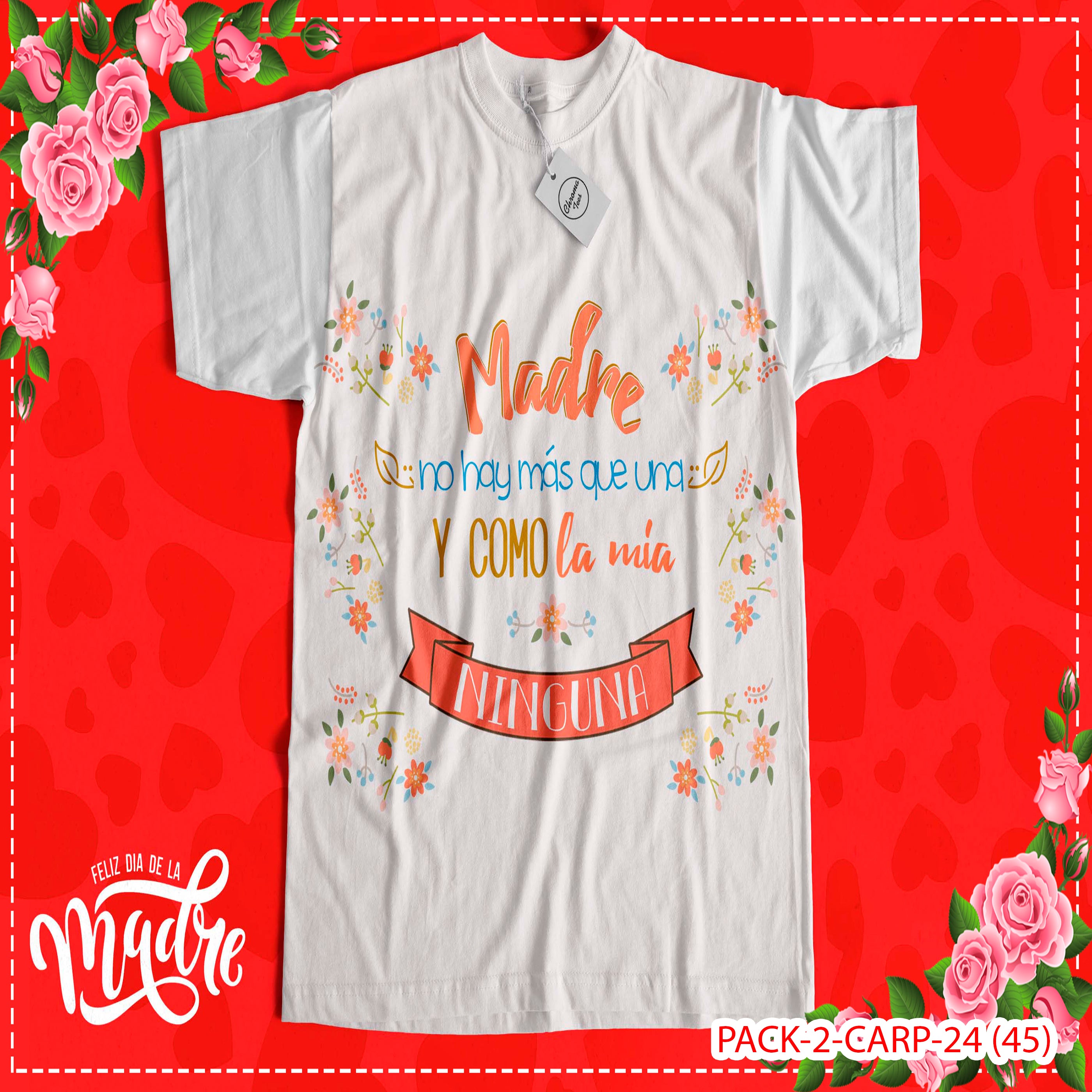 PACK CAMISETA - DTF - DIA DE LA MADRES 0003