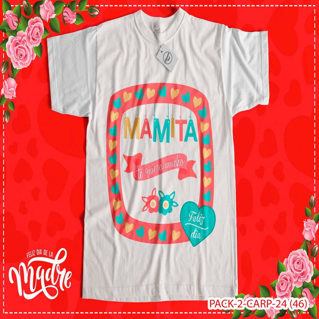 PACK CAMISETA - DTF - DIA DE LA MADRES 0003