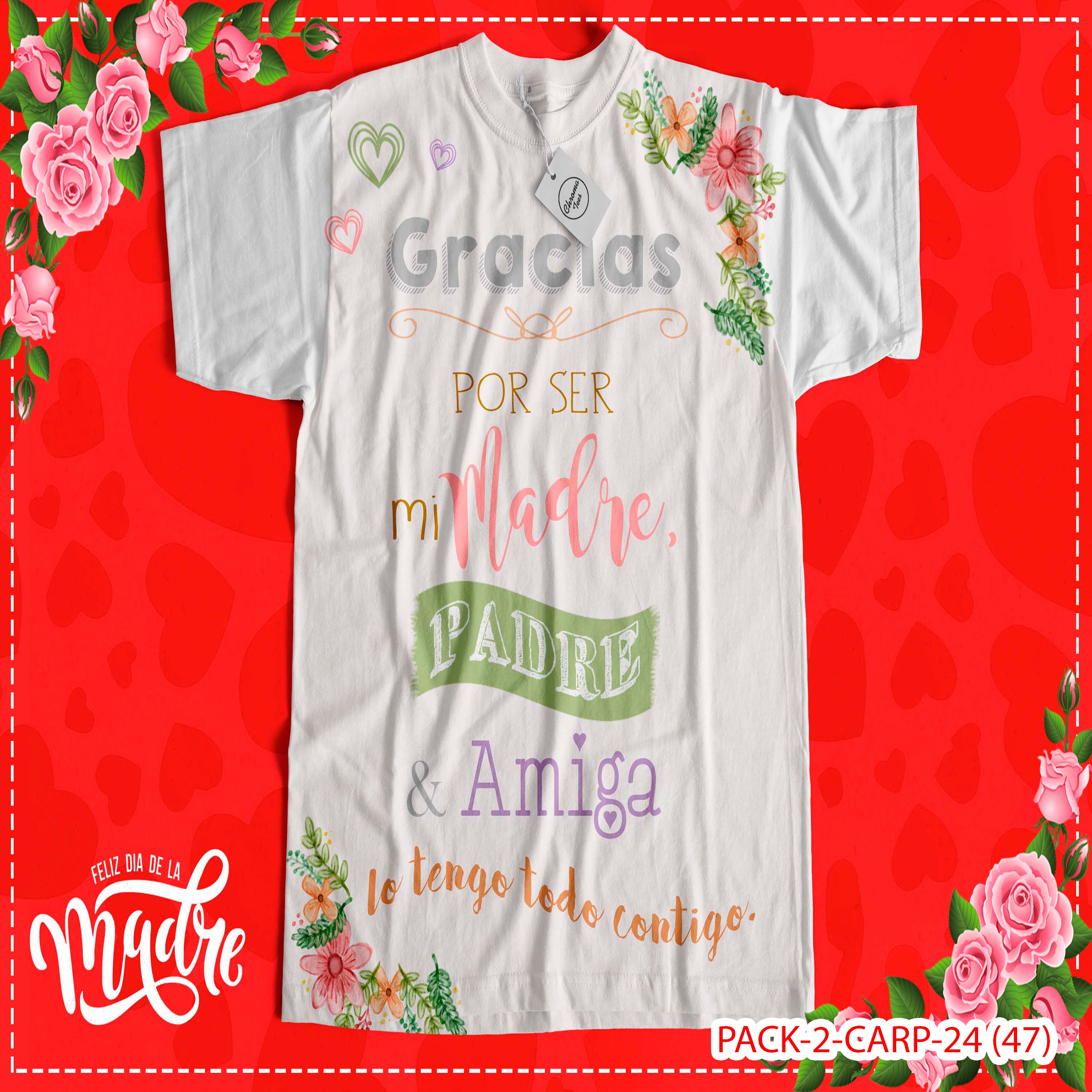 PACK CAMISETA - DTF - DIA DE LA MADRES 0003