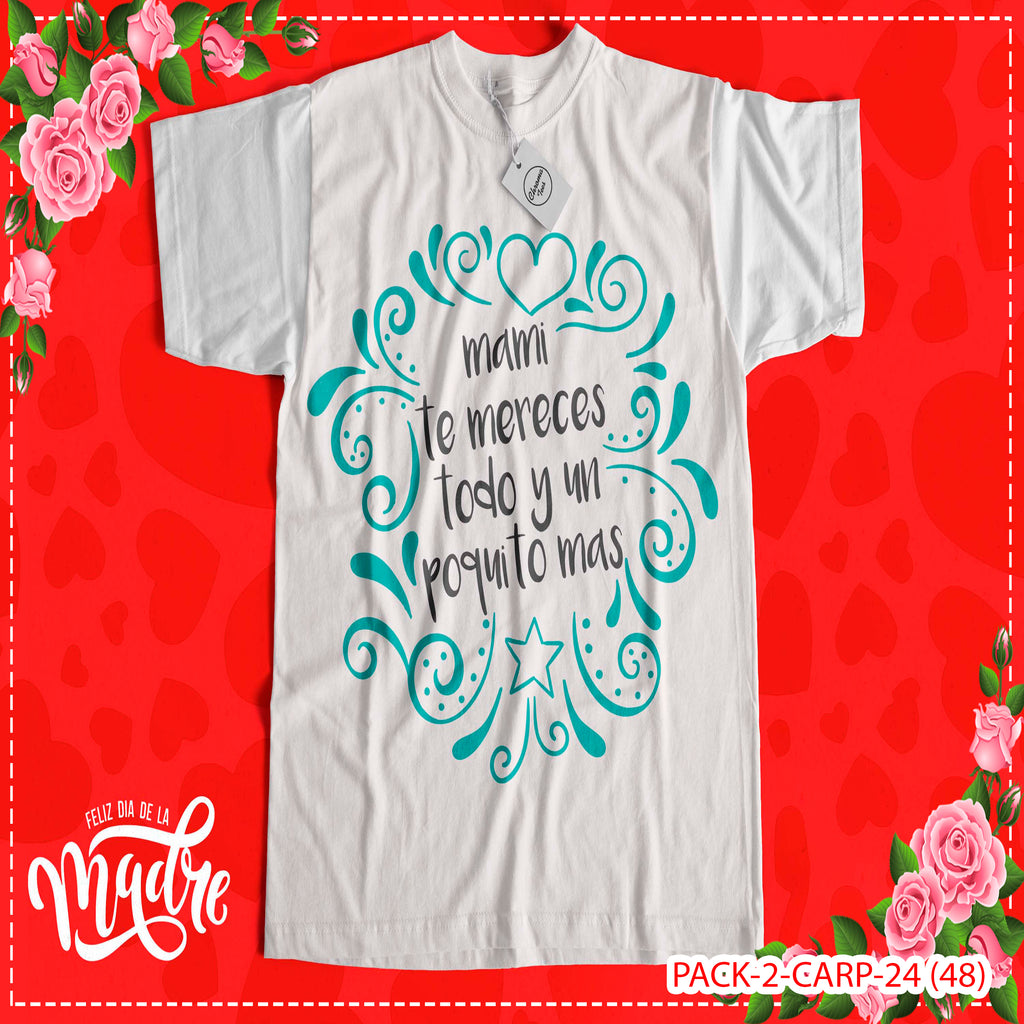 PACK CAMISETA - DTF - DIA DE LA MADRES 0003