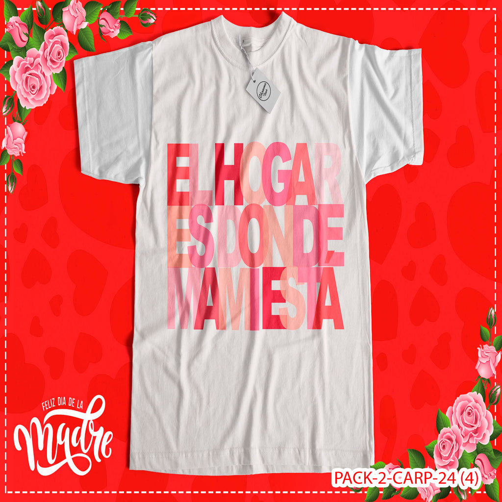PACK CAMISETA - DTF - DIA DE LA MADRES 0002