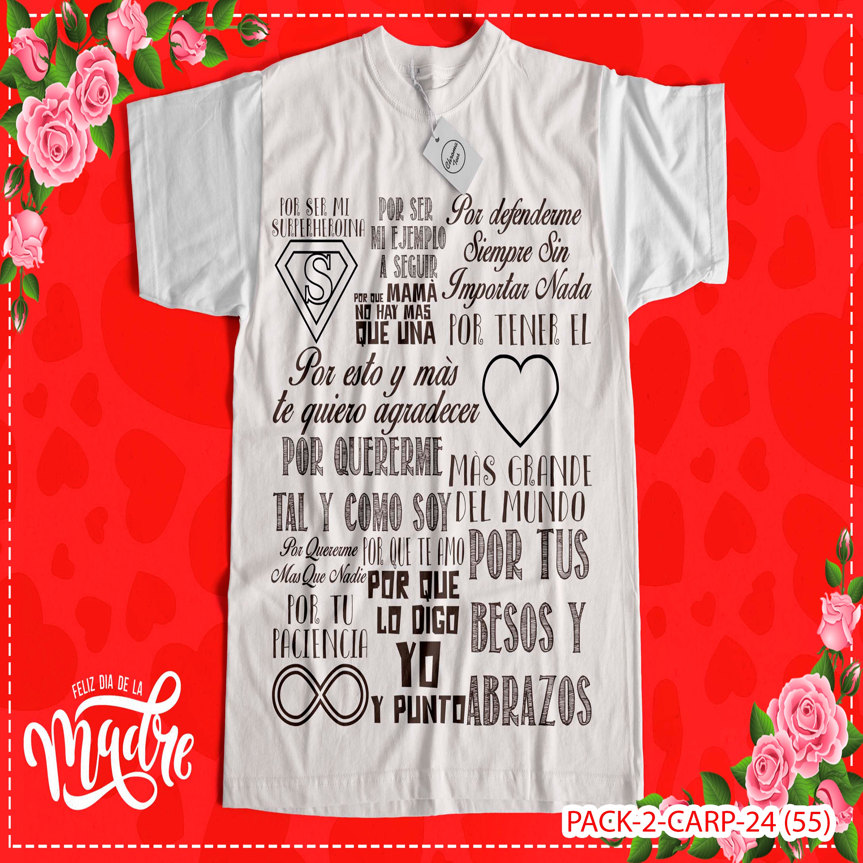 PACK CAMISETA - DTF - DIA DE LA MADRES 0003