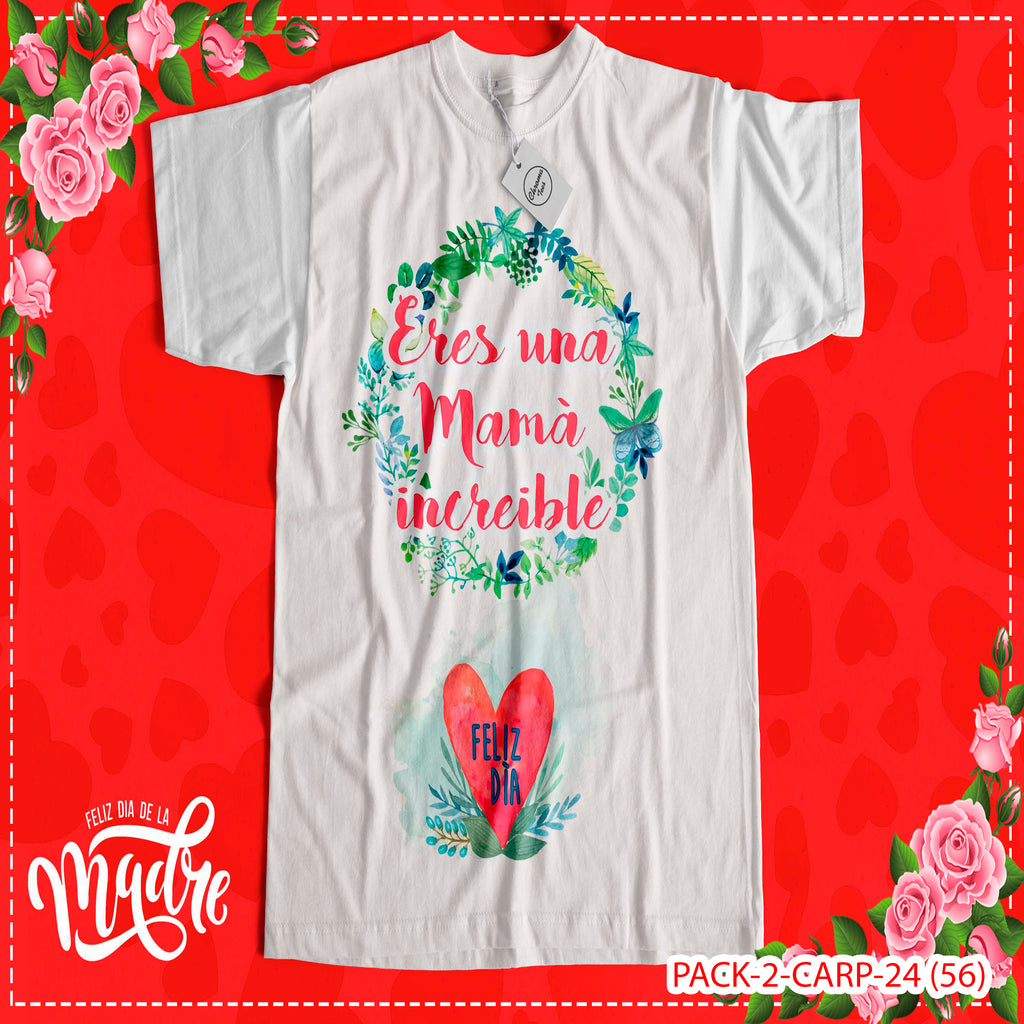 PACK CAMISETA - DTF - DIA DE LA MADRES 0003