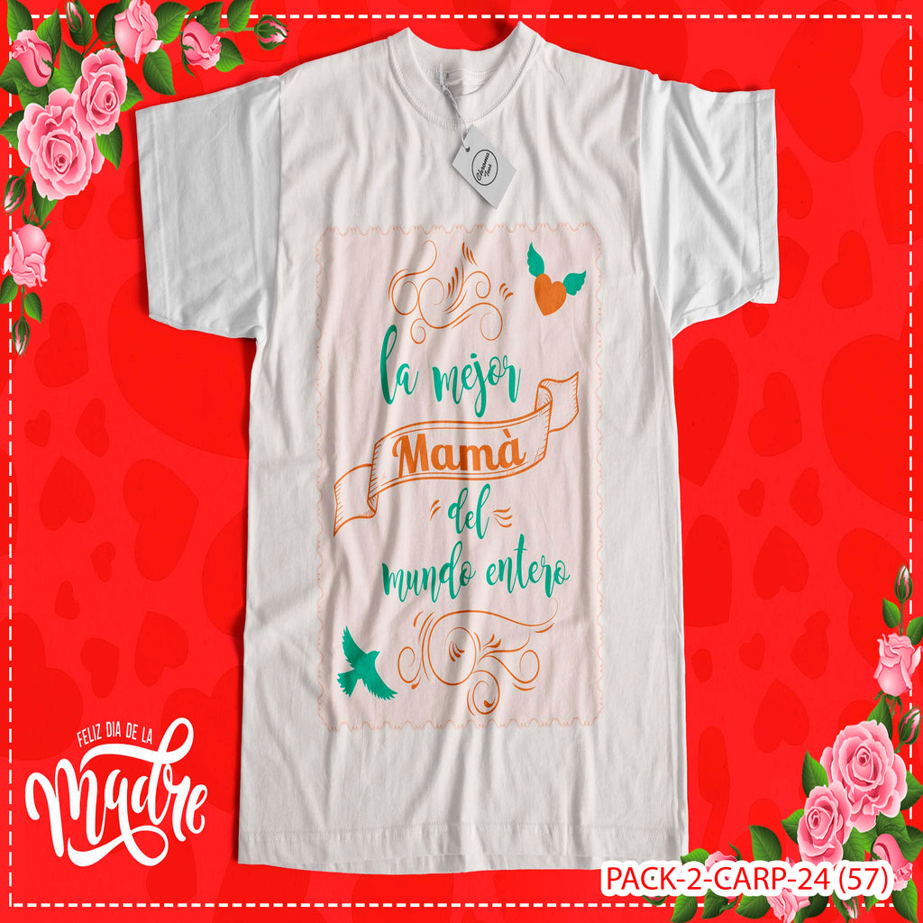 PACK CAMISETA - DTF - DIA DE LA MADRES 0003