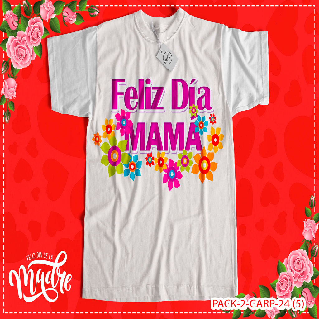 PACK CAMISETA - DTF - DIA DE LA MADRES 0002