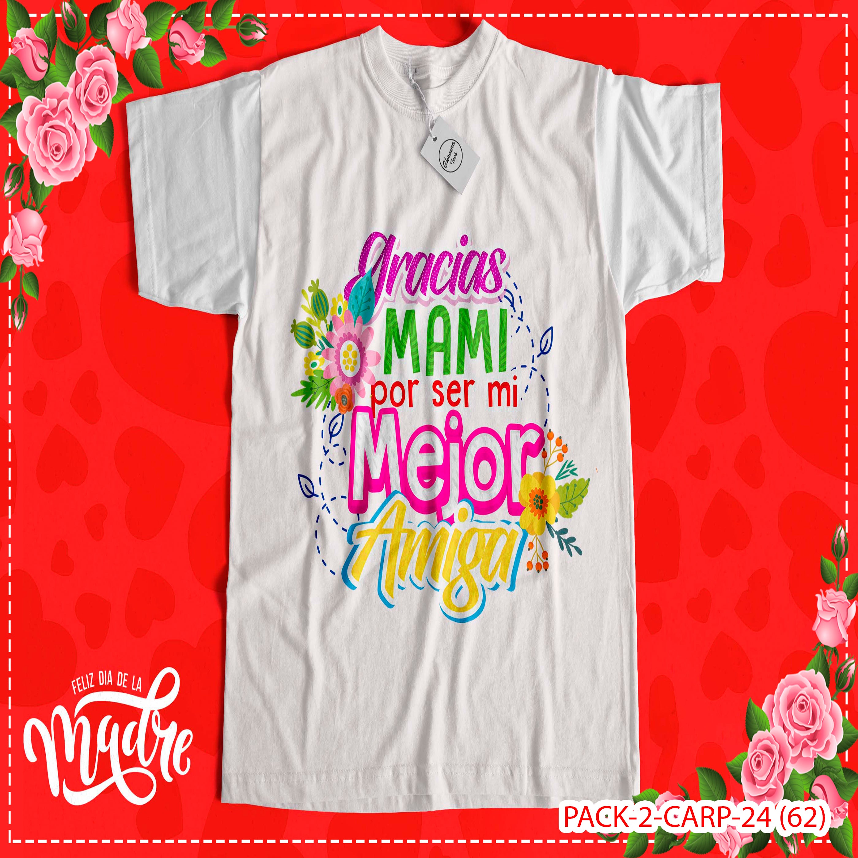 PACK CAMISETA - DTF - DIA DE LA MADRES 0003