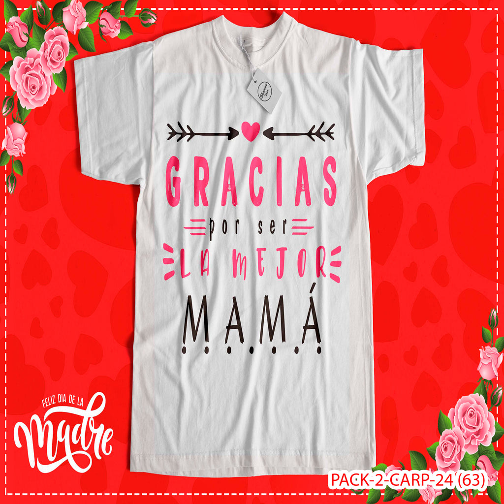PACK CAMISETA - DTF - DIA DE LA MADRES 0003