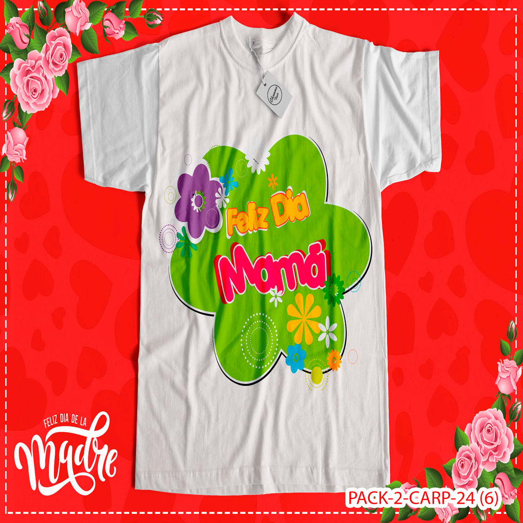 PACK CAMISETA - DTF - DIA DE LA MADRES 0002