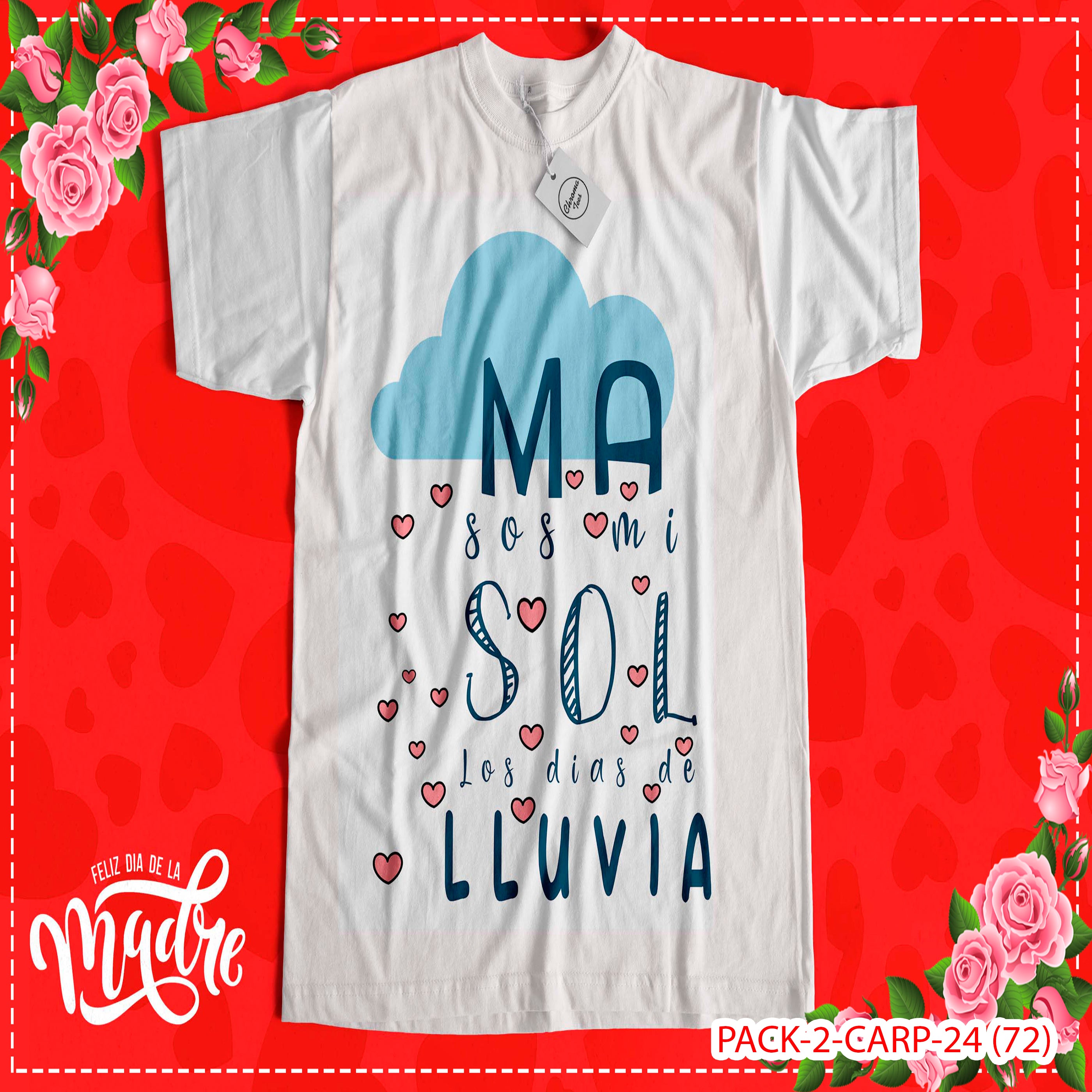 PACK CAMISETA - DTF - DIA DE LA MADRES 0003