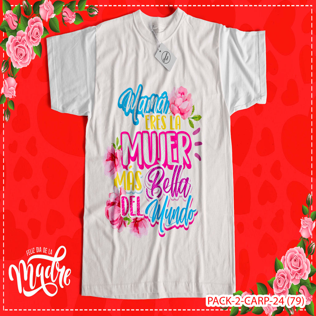 PACK CAMISETA - DTF - DIA DE LA MADRES 0003