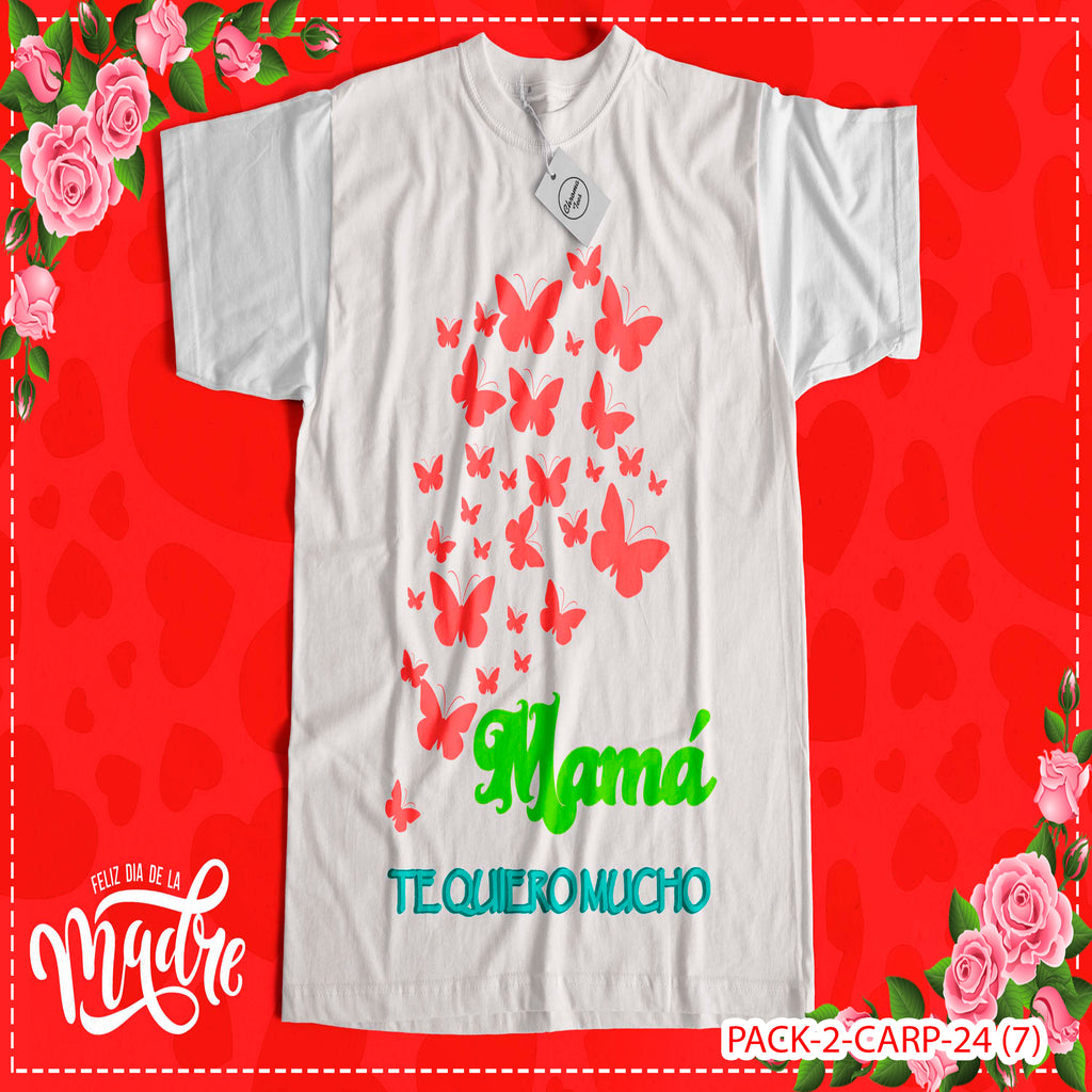 PACK CAMISETA - DTF - DIA DE LA MADRES 0002