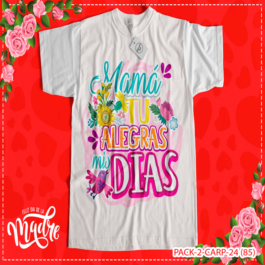 PACK CAMISETA - DTF - DIA DE LA MADRES 0003