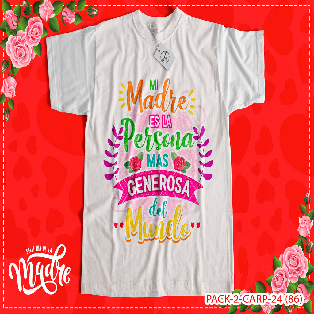 PACK CAMISETA - DTF - DIA DE LA MADRES 0003