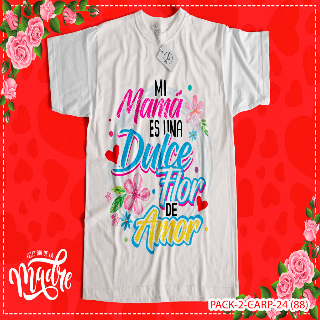 PACK CAMISETA - DTF - DIA DE LA MADRES 0003