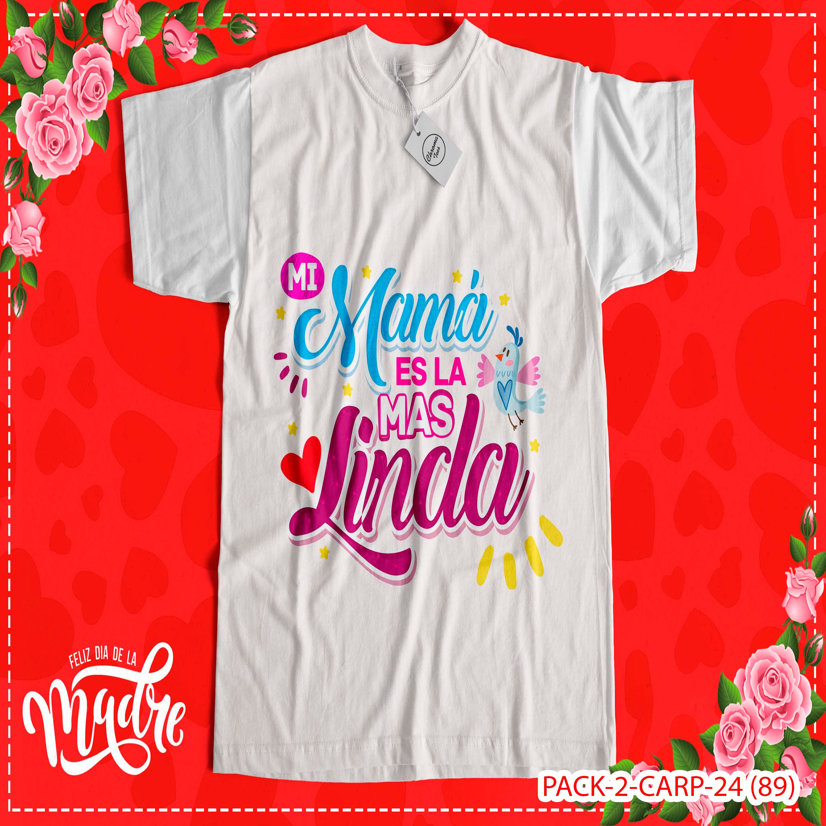 PACK CAMISETA - DTF - DIA DE LA MADRES 0003