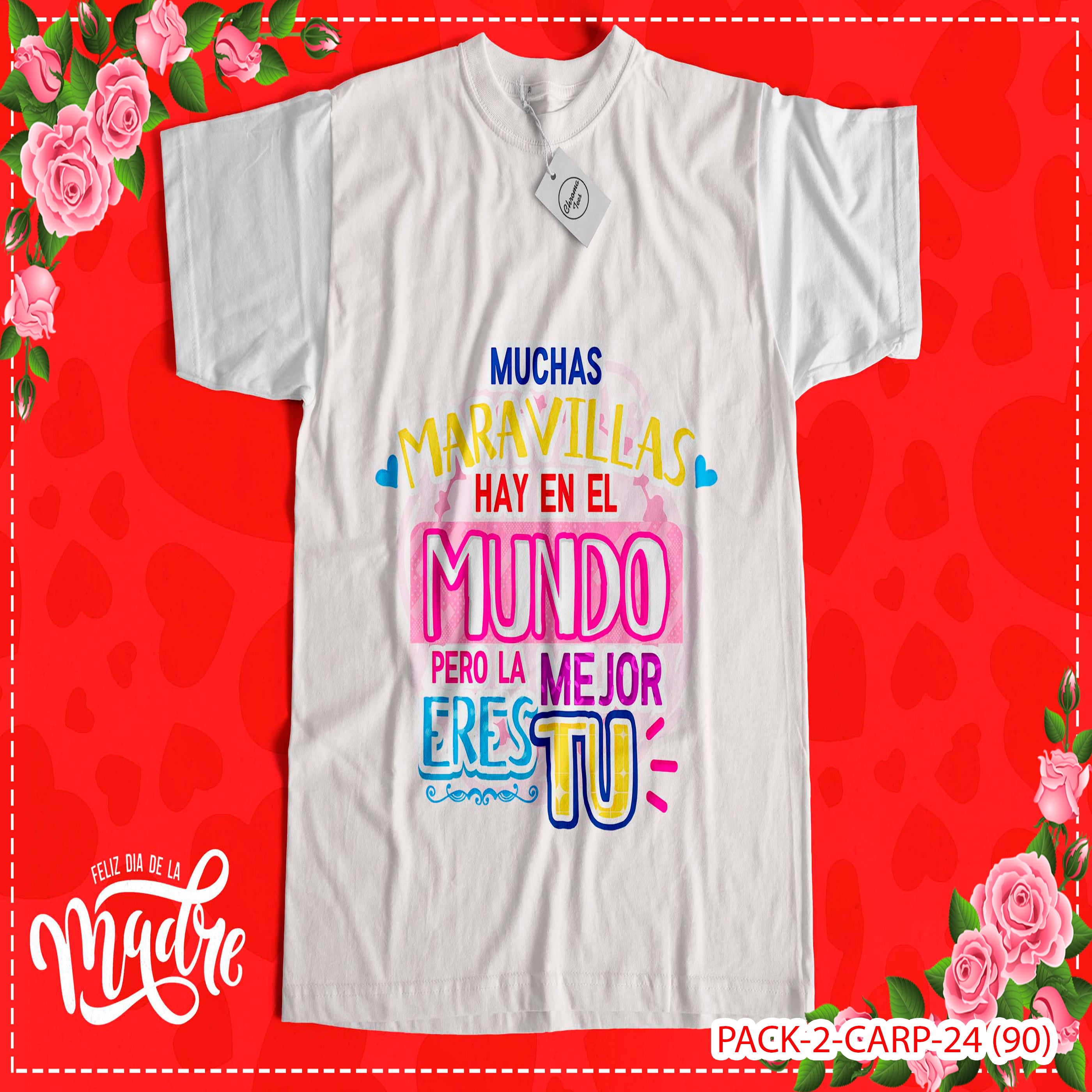 PACK CAMISETA - DTF - DIA DE LA MADRES 0003