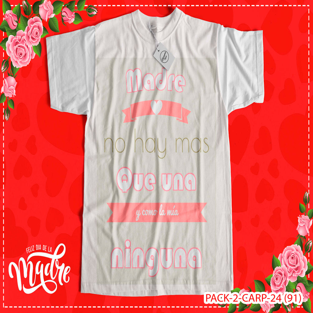 PACK CAMISETA - DTF - DIA DE LA MADRES 0003