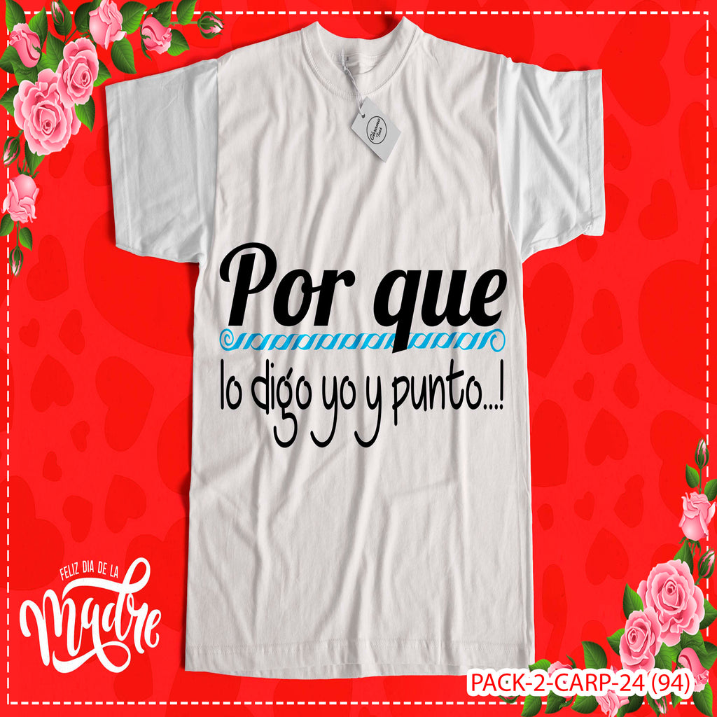 PACK CAMISETA - DTF - DIA DE LA MADRES 0003