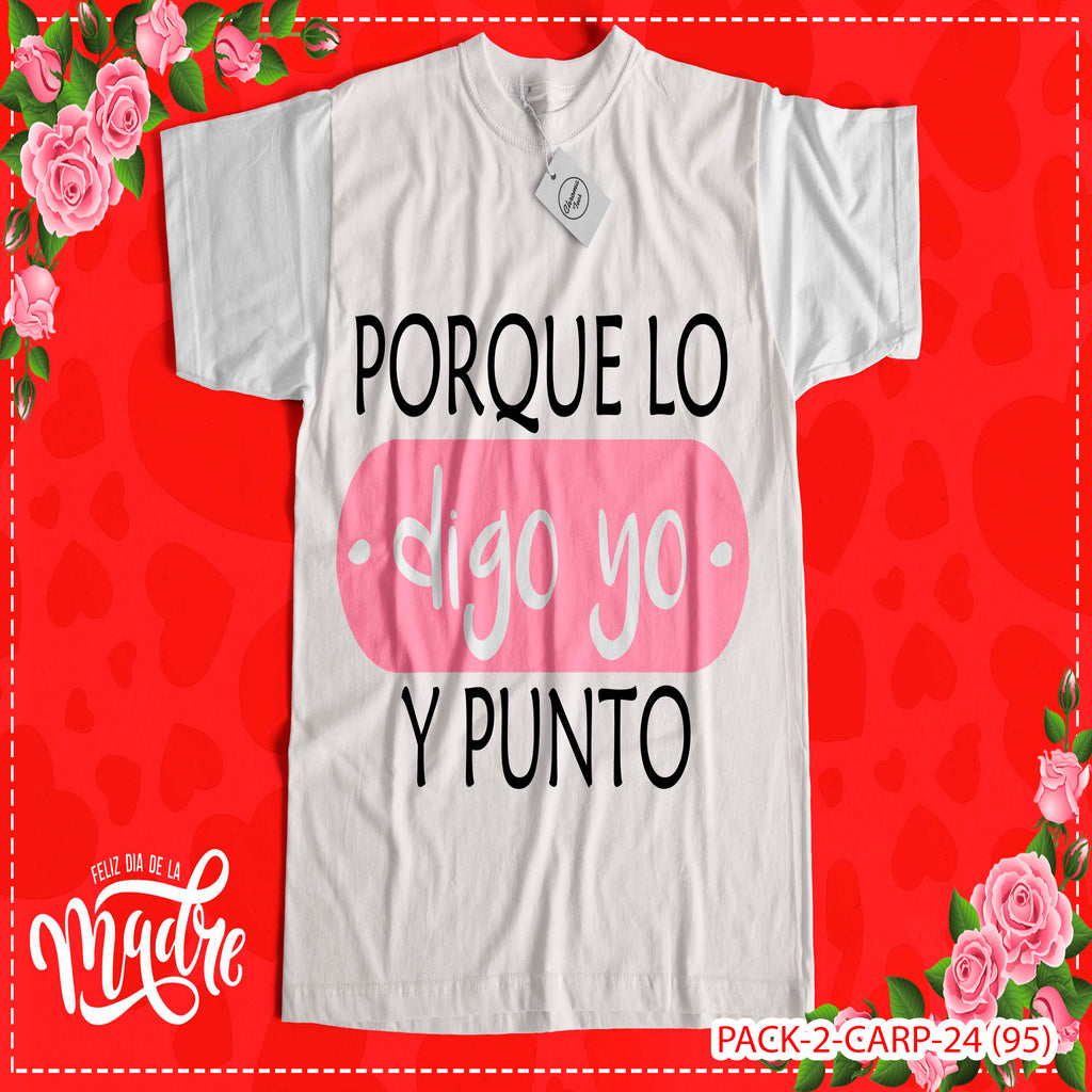 PACK CAMISETA - DTF - DIA DE LA MADRES 0003