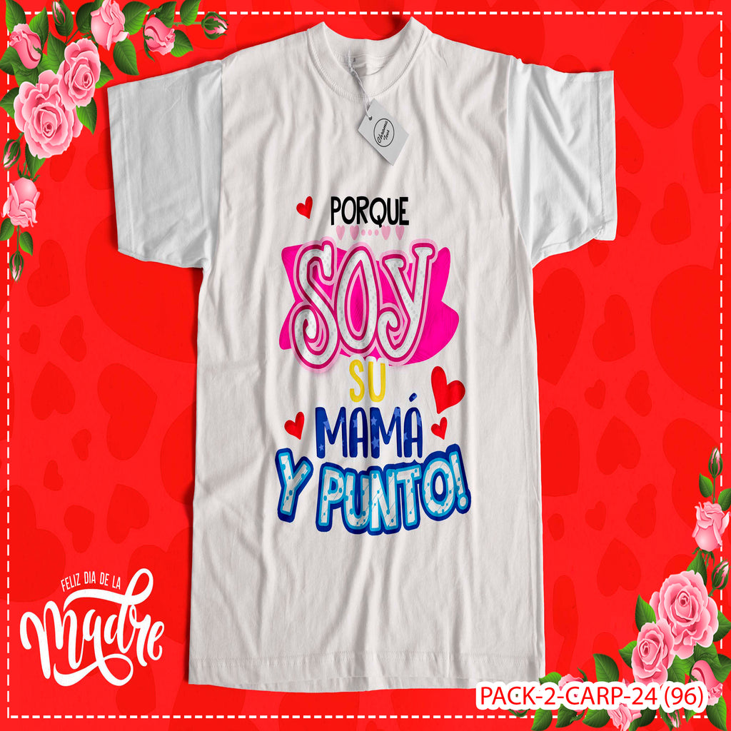 PACK CAMISETA - DTF - DIA DE LA MADRES 0003