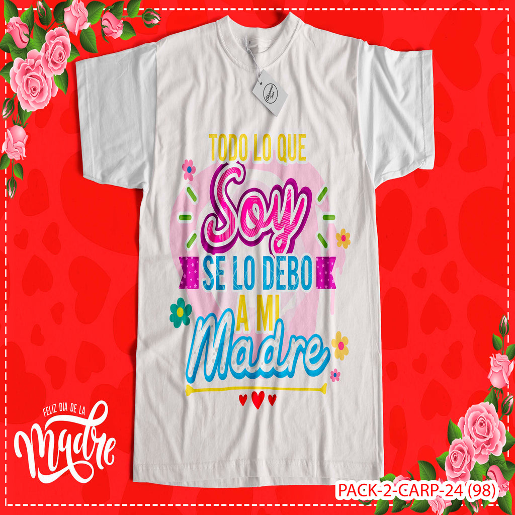 PACK CAMISETA - DTF - DIA DE LA MADRES 0003