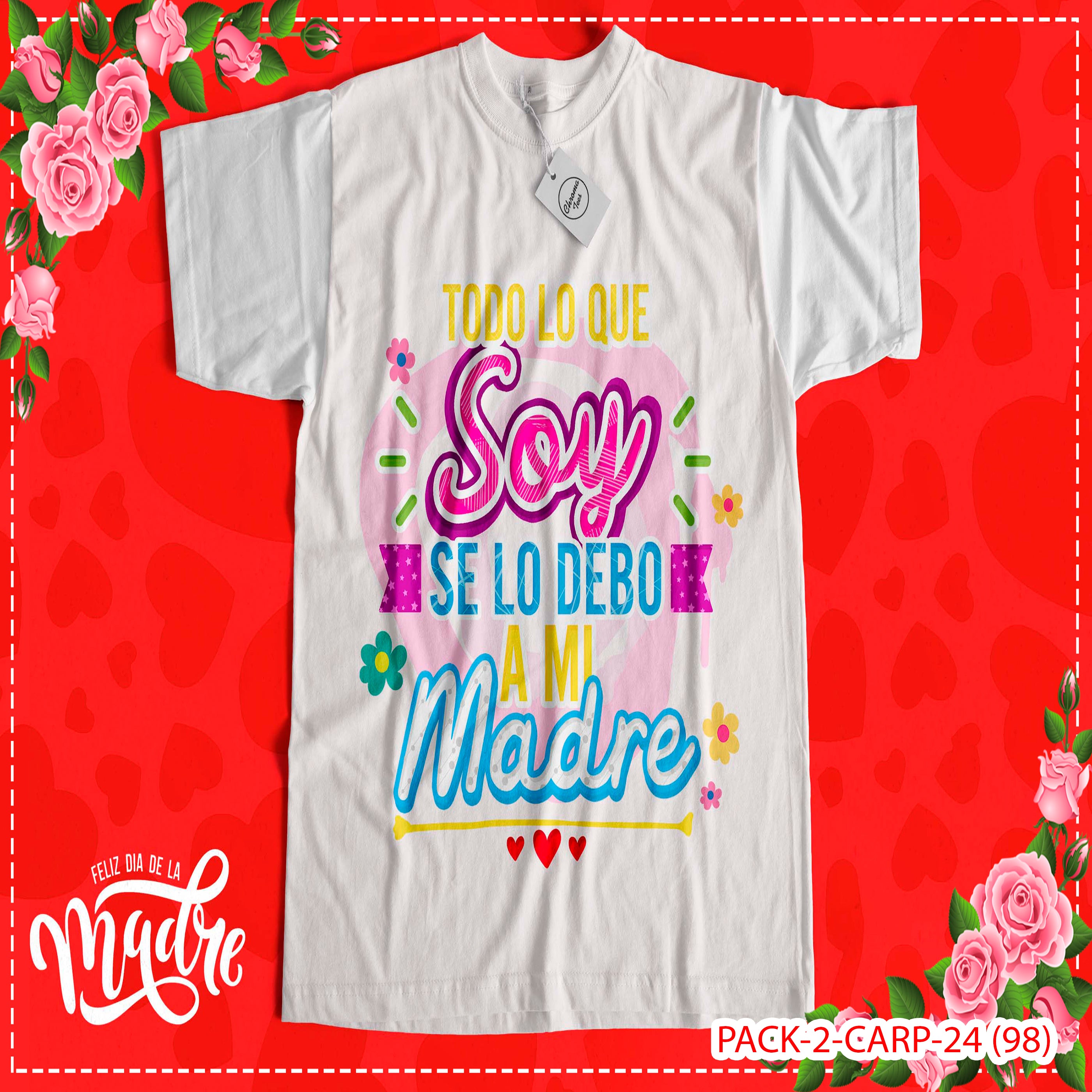 PACK CAMISETA - DTF - DIA DE LA MADRES 0003