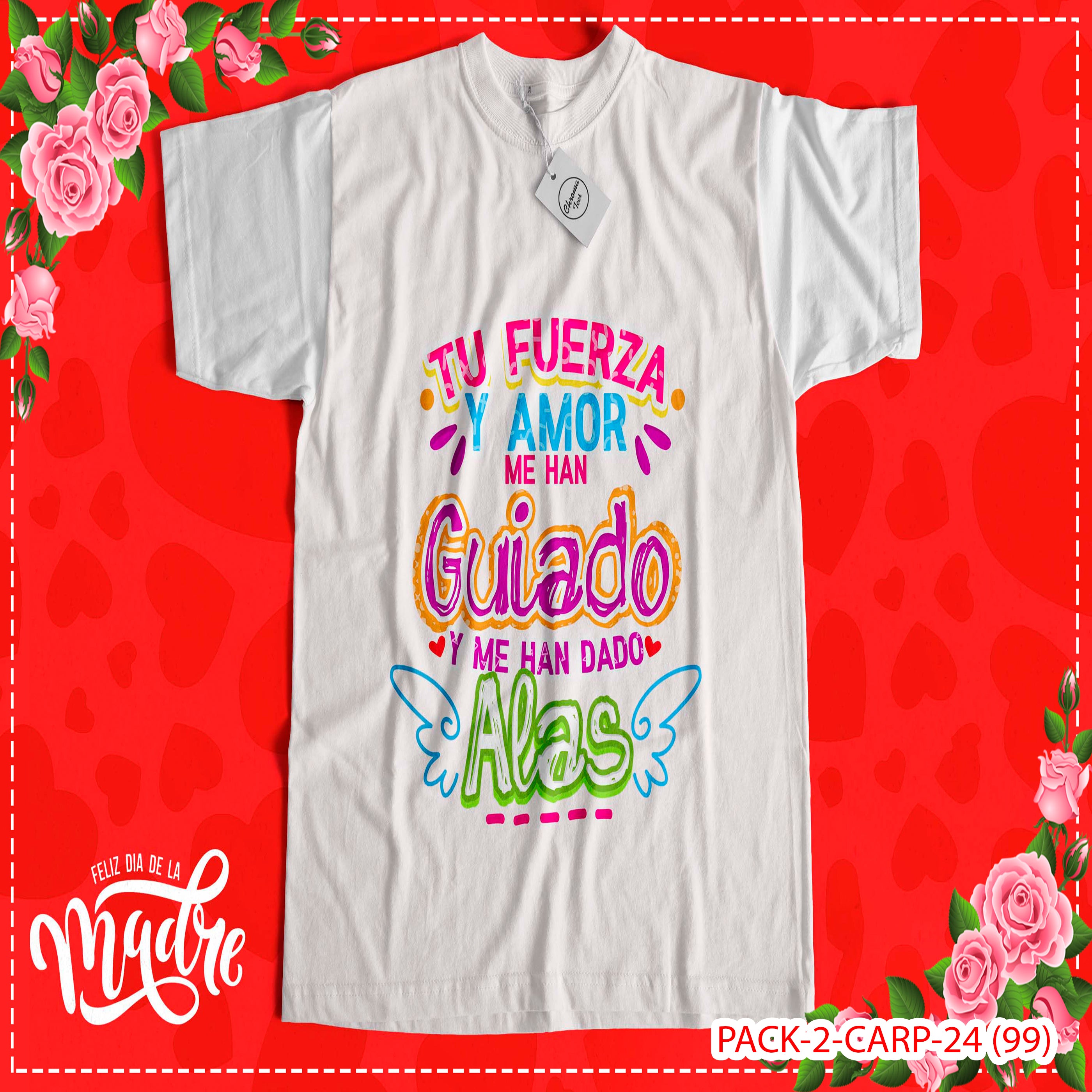 PACK CAMISETA - DTF - DIA DE LA MADRES 0003