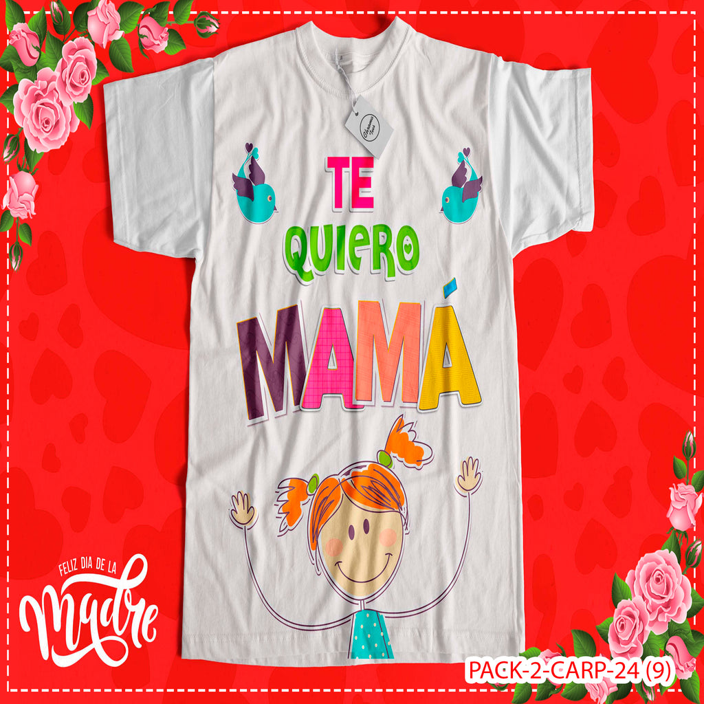 PACK CAMISETA - DTF - DIA DE LA MADRES 0002