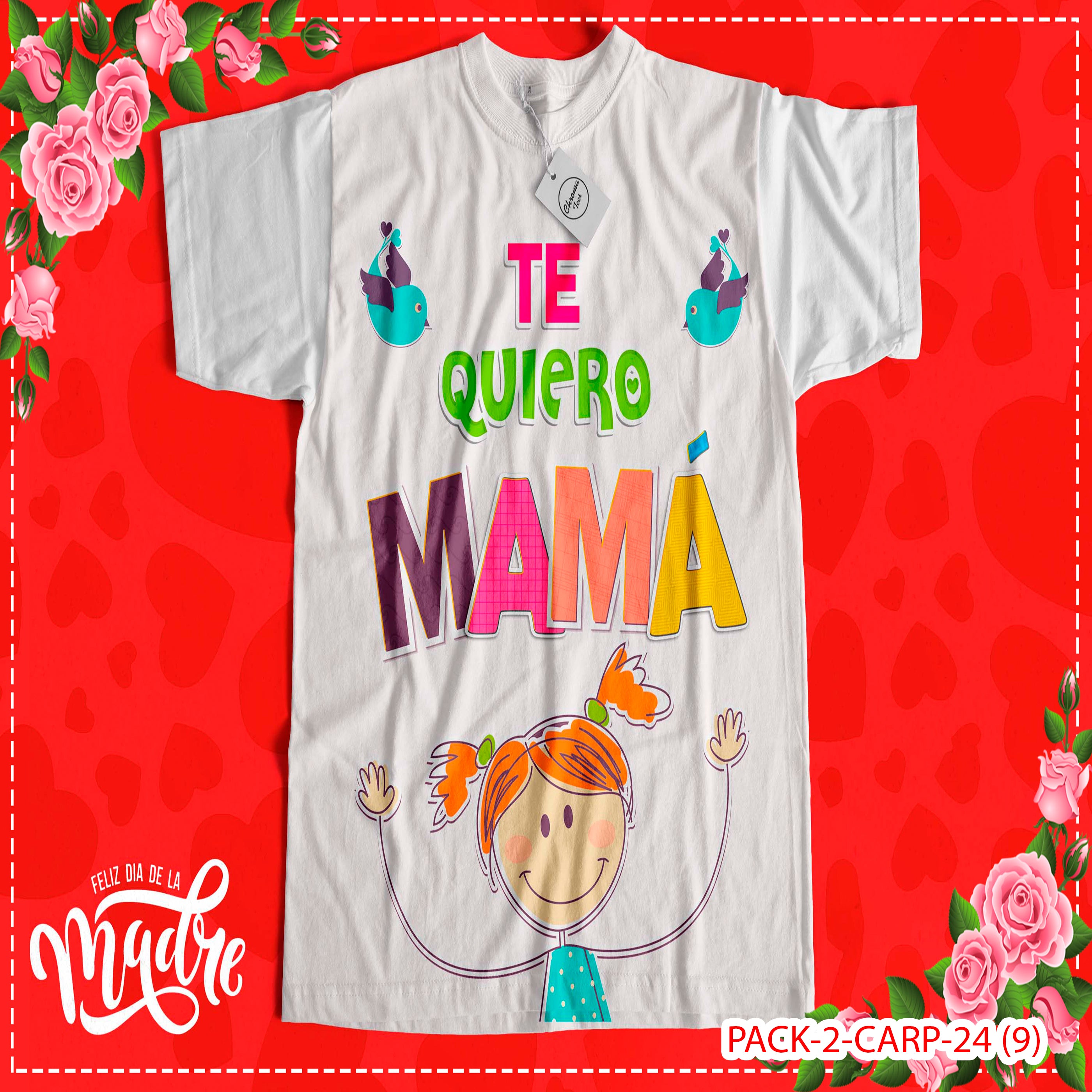 PACK CAMISETA - DTF - DIA DE LA MADRES 0002