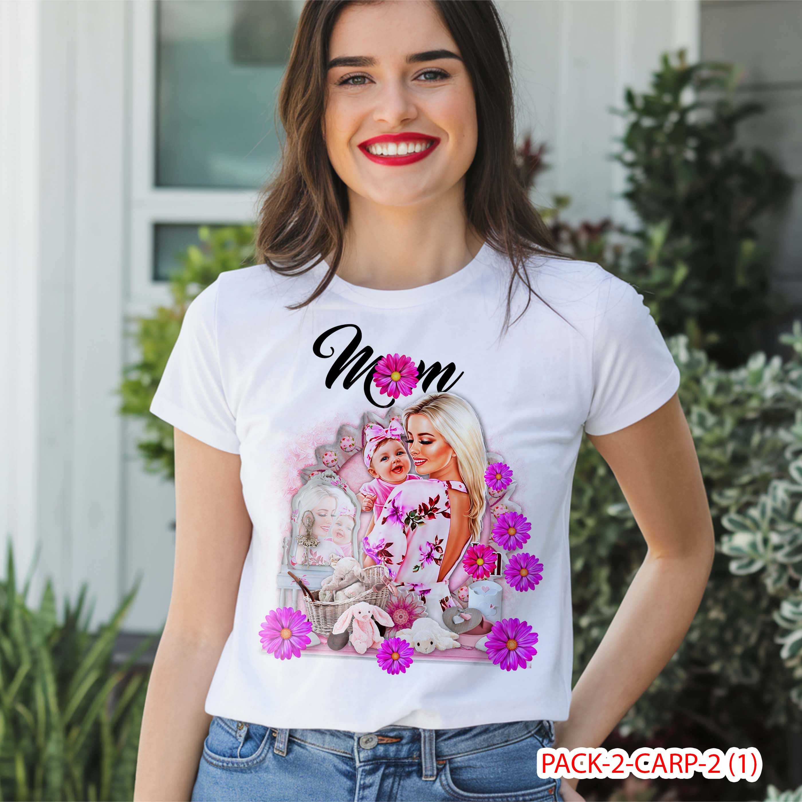 PACK CAMISETA - DTF - DIA DE LA MADRES 0001