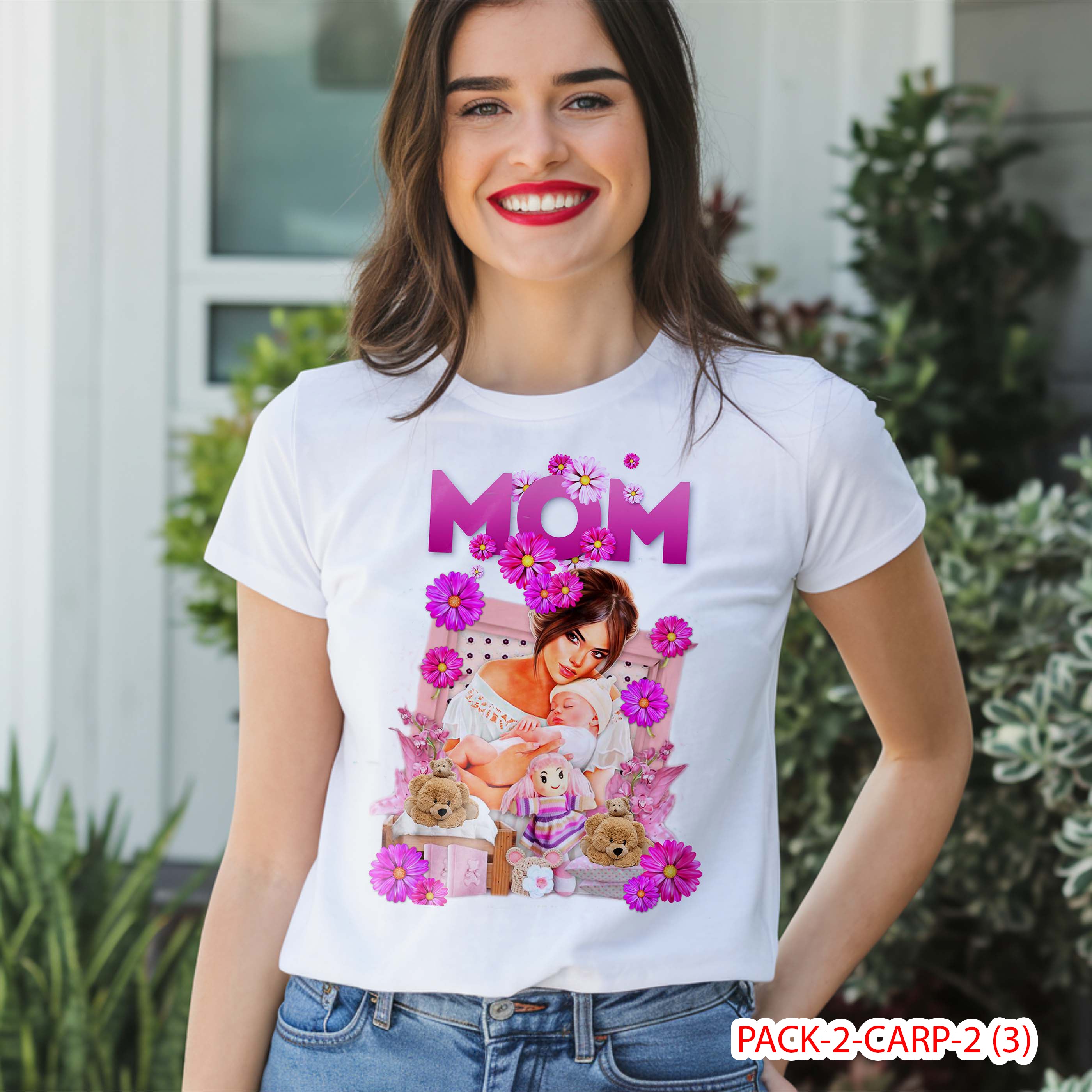 PACK CAMISETA - DTF - DIA DE LA MADRES 0001