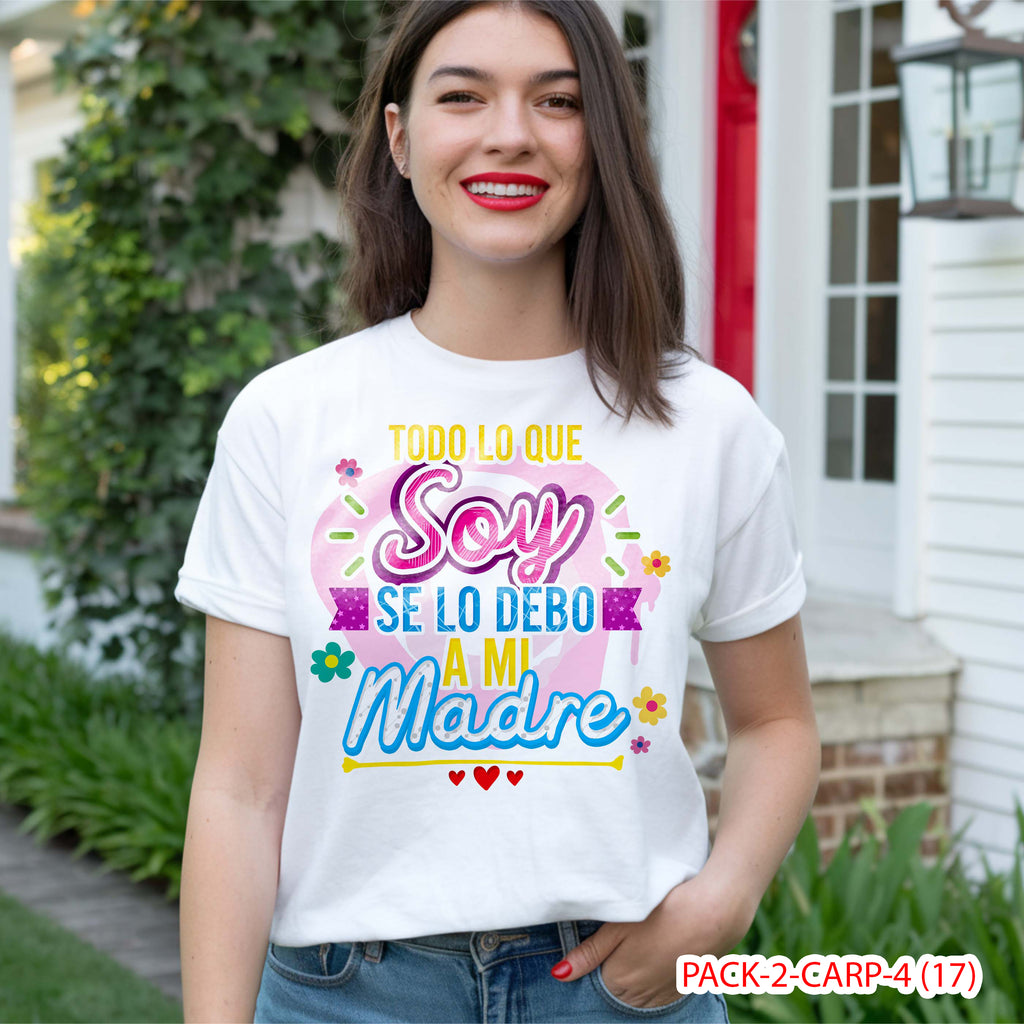 PACK CAMISETA - DTF - DIA DE LA MADRES 0001