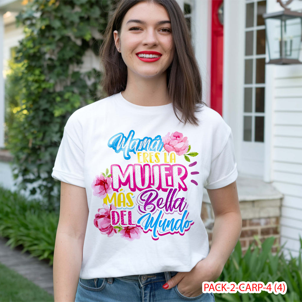 PACK CAMISETA - DTF - DIA DE LA MADRES 0001
