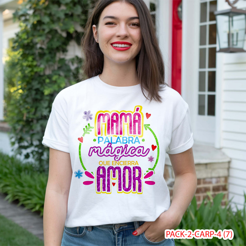 PACK CAMISETA - DTF - DIA DE LA MADRES 0001
